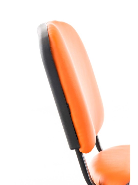 Ken szék összecsukható asztali műbőrrel, narancs