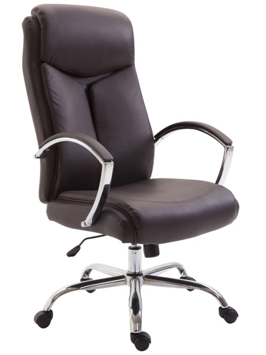 Irodai szék Vaud műbőr, barna