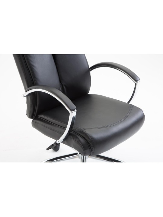 Irodai szék Vaud műbőr, fekete