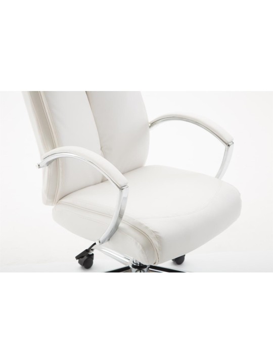 Irodai szék Vaud műbőr, fehér