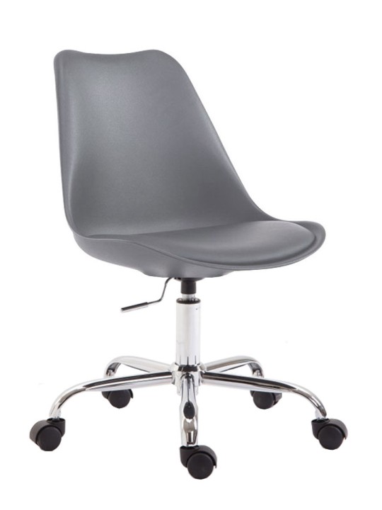 Toulouse műanyag irodai szék, szürke