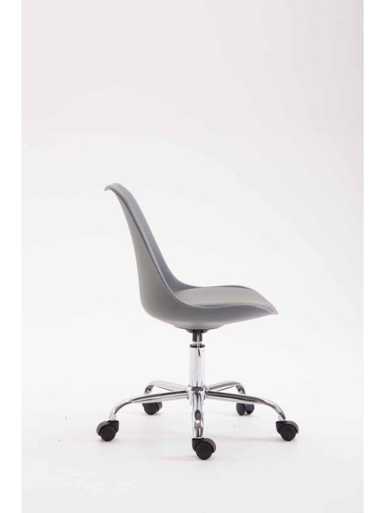 Toulouse műanyag irodai szék, szürke