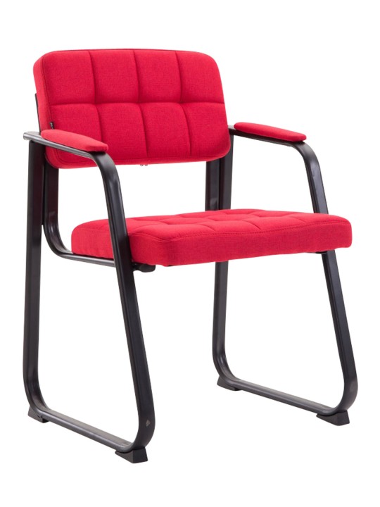 Látogatószék Canada B szövet, piros