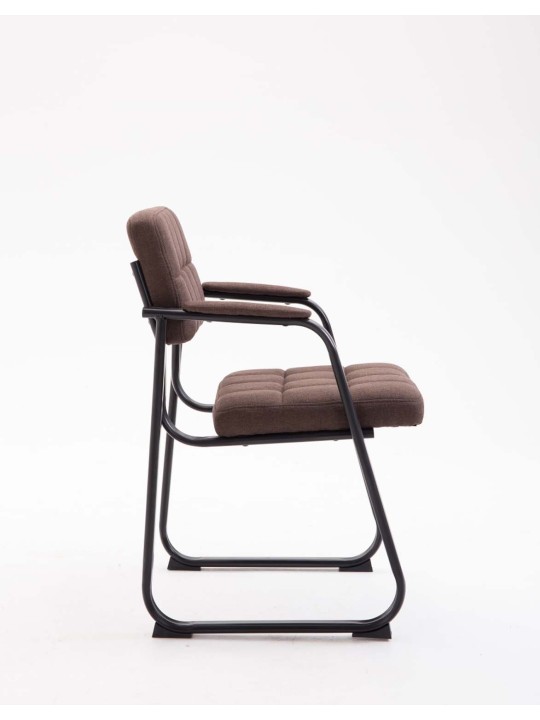 Látogatószék Canada B szövet, barna