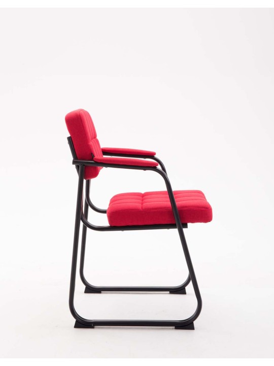 Látogatószék Canada B szövet, piros