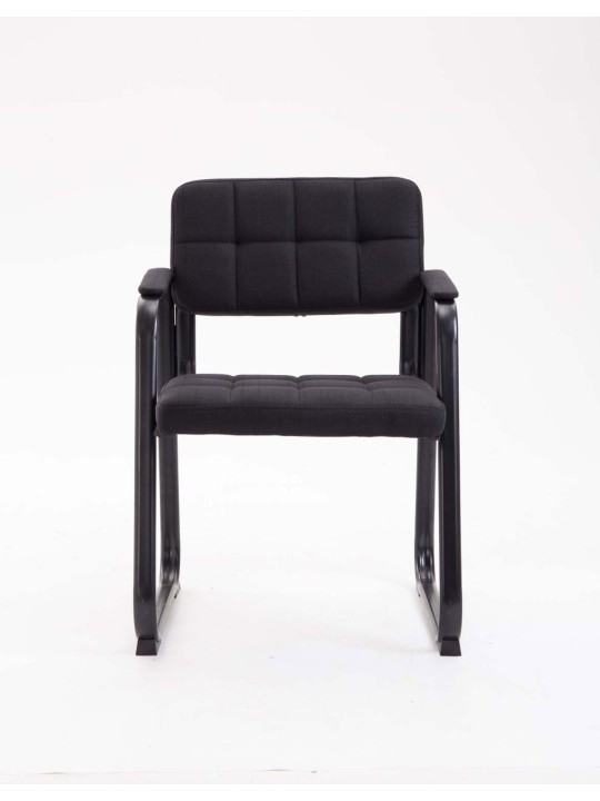 Látogatószék Canada B szövet, fekete