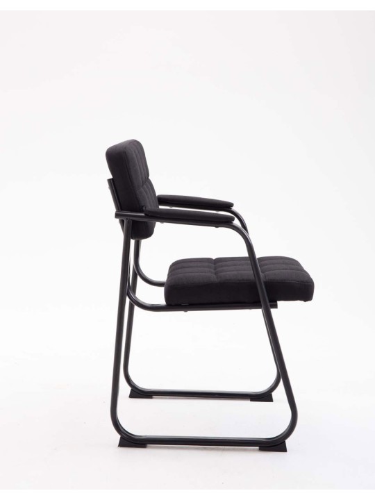 Látogatószék Canada B szövet, fekete