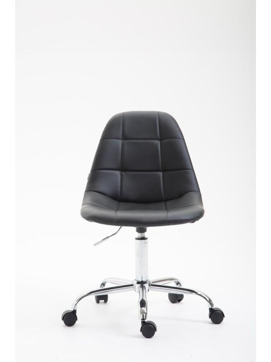 Reims műbőr irodai szék, fekete