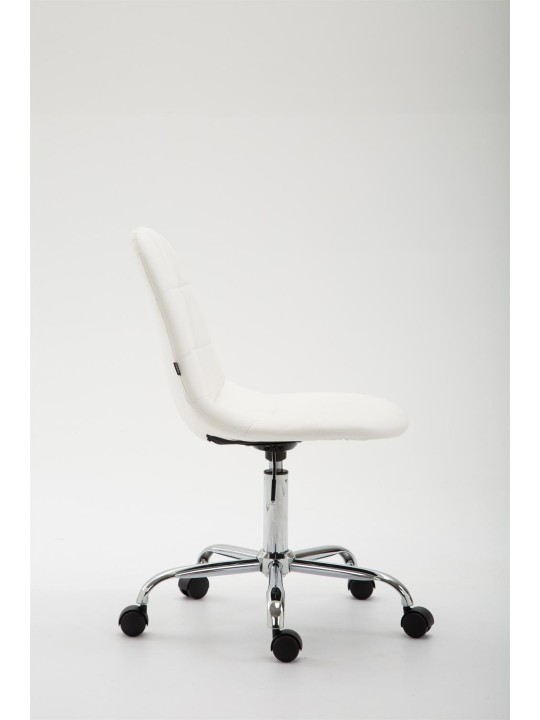 Reims műbőr irodai szék, fehér