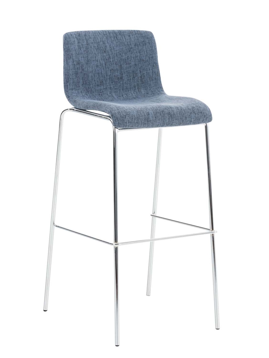 Bárszék Hoover szövet 4 méteres króm kerettel, kék