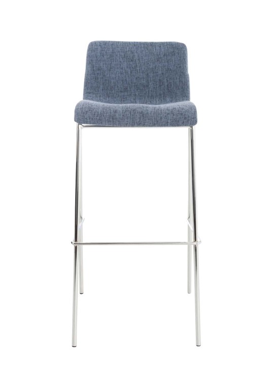Bárszék Hoover szövet 4 méteres króm kerettel, kék
