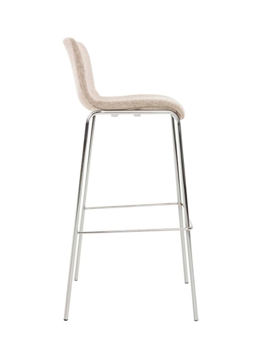 Bárszék Hoover szövet 4 méteres króm kerettel, krém