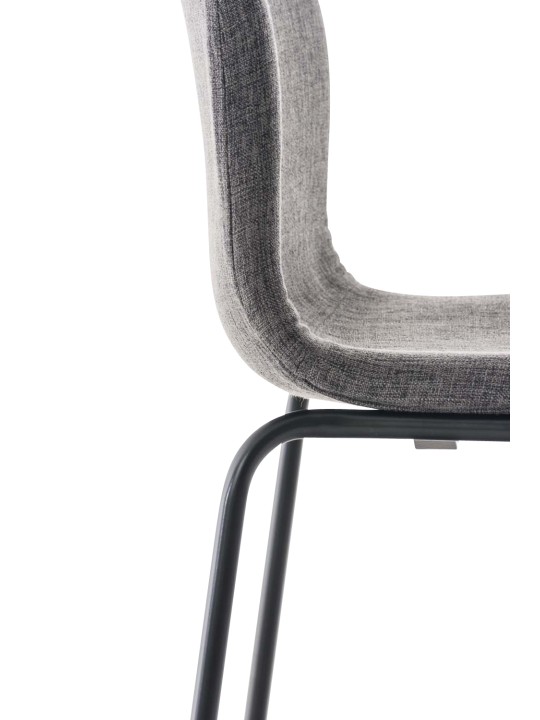 Bárszék Hoover szövet 4 méteres váz, világosszürke