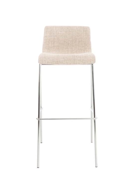 2 db bárszék szett Hoover szövet 4 méteres króm kerettel, krém