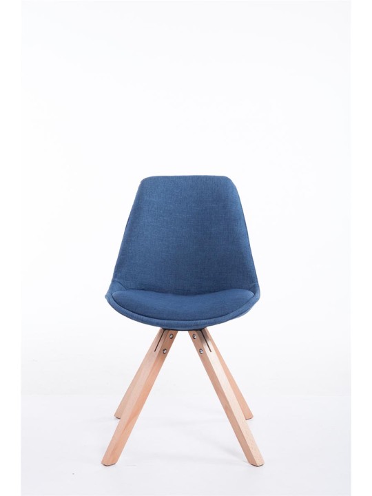 Látogatószék Toulouse szövet Natura Square, kék