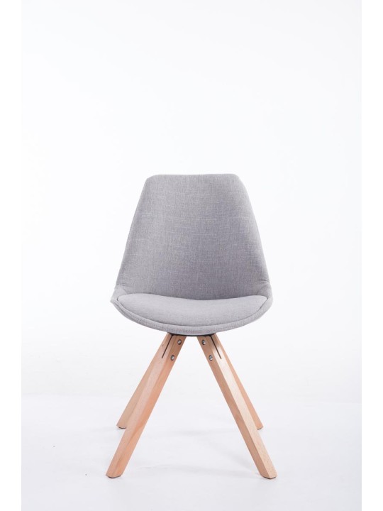 Látogatószék Toulouse szövet Natura Square, szürke