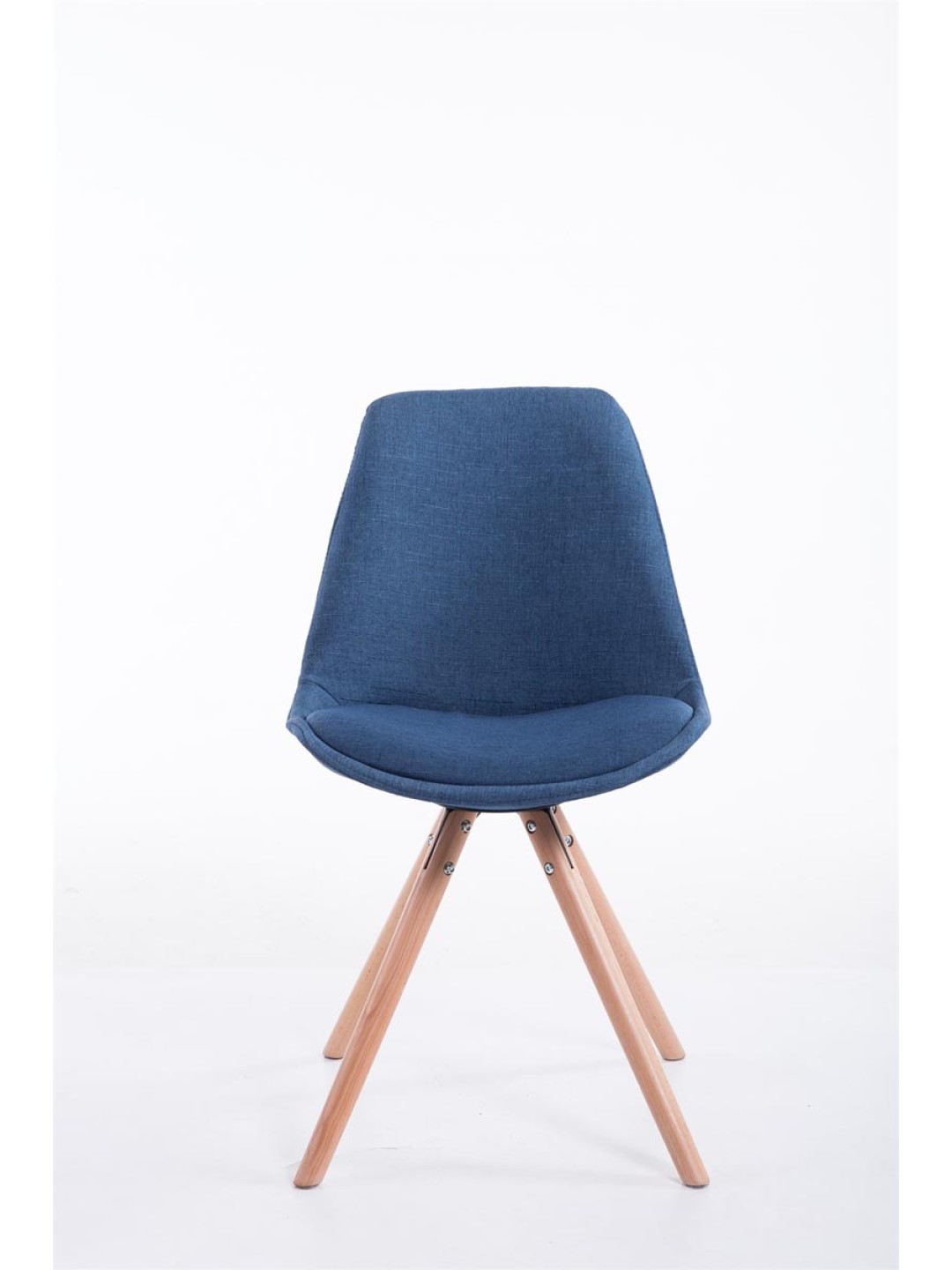 Látogatószék Toulouse szövet Natura kerek, kék