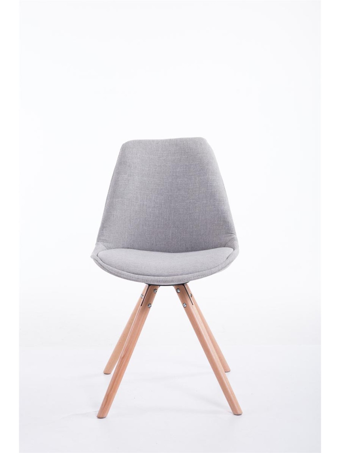 Látogatószék Toulouse szövet Natura kerek, szürke