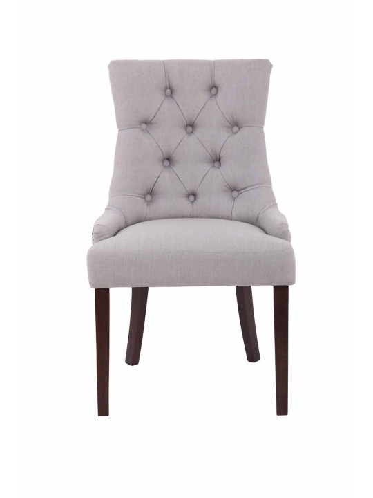 Étkezőszék Aberdeen szövet antik, szürke