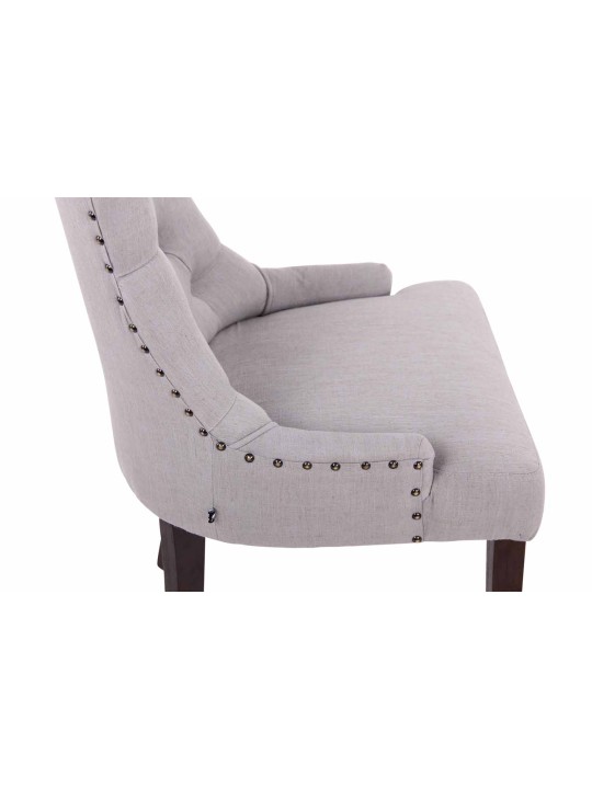 Étkezőszék Aberdeen szövet antik, szürke