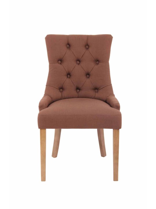 Étkezőszék Aberdeen szövet antik-light, barna