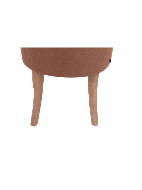 Étkezőszék Aberdeen szövet antik-light, barna