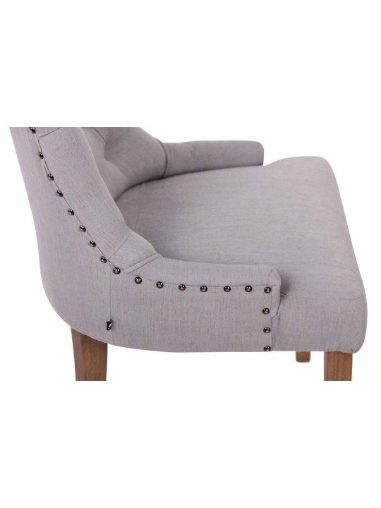 Étkezőszék Aberdeen szövet antik-light, szürke