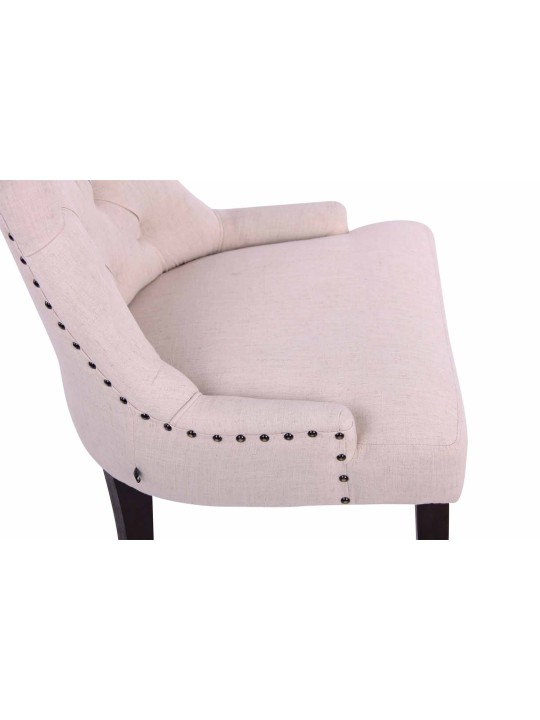 Étkezőszék Aberdeen szövet antik, krém