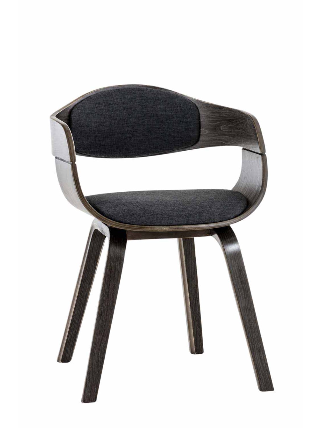 Látogatószék Kingston szövet, szürke/sötétszürke