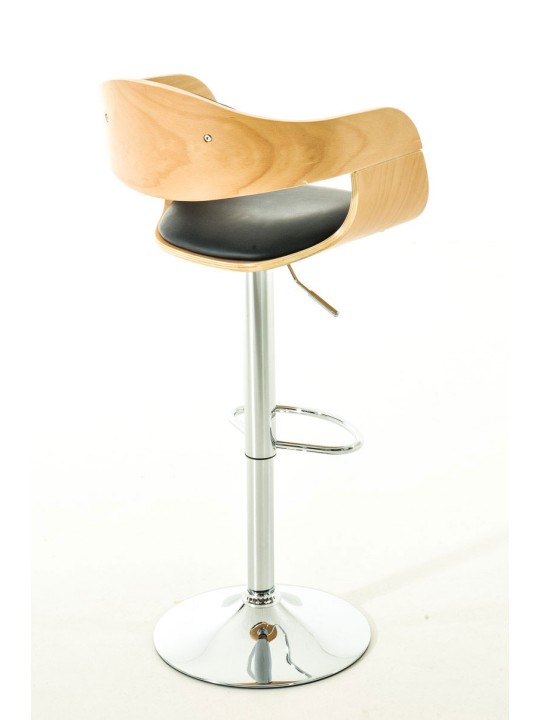 2 db Kingston C műbőr bárszék készlet, natúr/fekete