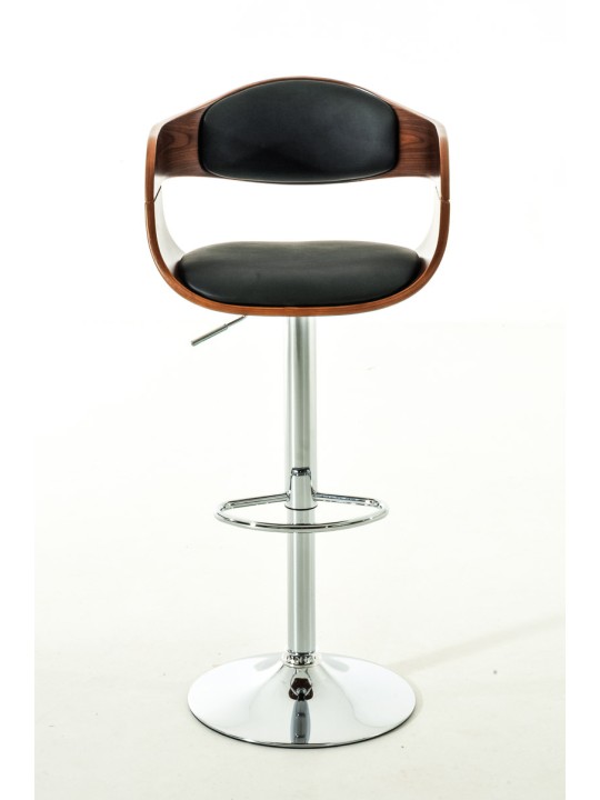 2 db Kingston C műbőr bárszék készlet, dió/fekete 2 db Kingston C műbőr bárszék készlet, dió/fekete