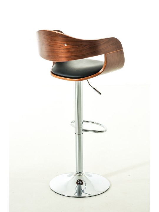 2 db Kingston C műbőr bárszék készlet, dió/fekete 2 db Kingston C műbőr bárszék készlet, dió/fekete