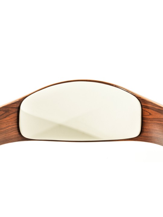 2 db Kingston C műbőr bárszék készlet, dió/fehér