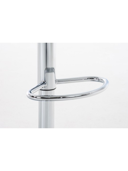 2 db bárszék Hoover műanyag króm szett, fehér