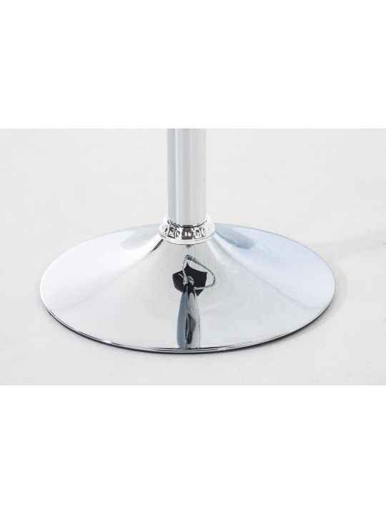 2 db bárszék Hoover műanyag króm szett, fekete