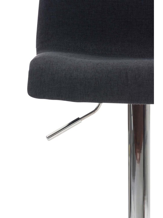 2 db bárszék szett Hoover szövet króm, fekete