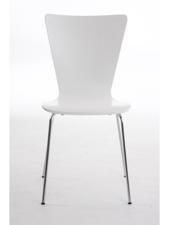 2 db Aaron látogatói székből álló készlet, fehér