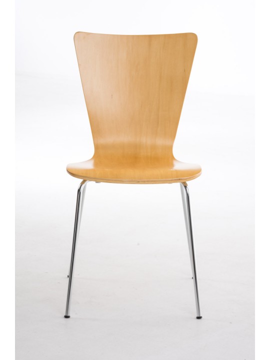 2 db Aaron látogatói székből álló készlet, natúr