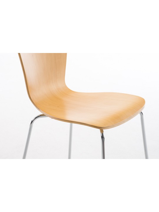 2 db Aaron látogatói székből álló készlet, natúr