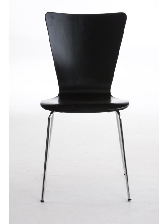 2 db Aaron látogatói székből álló készlet, fekete