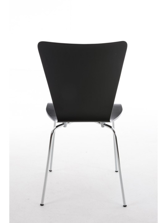 2 db Aaron látogatói székből álló készlet, fekete