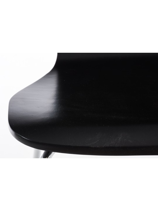 2 db Aaron látogatói székből álló készlet, fekete