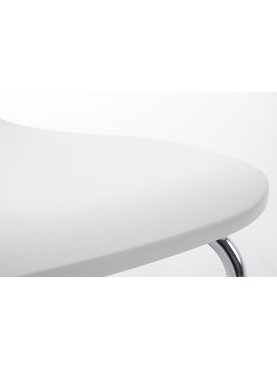 4 db Aaron látogatói szék készlet, fehér