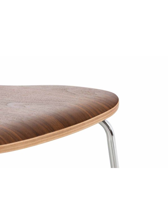 4 db Aaron látogatói szék készlet, dió