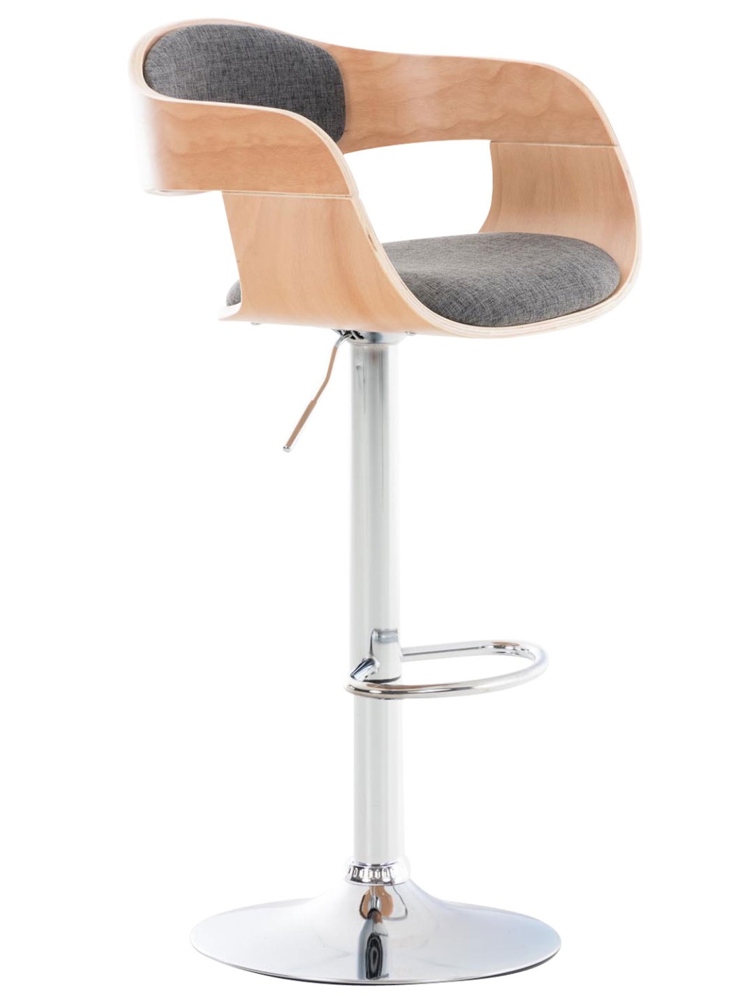 Bárszék Kingston C szövet, natúr/világosszürke