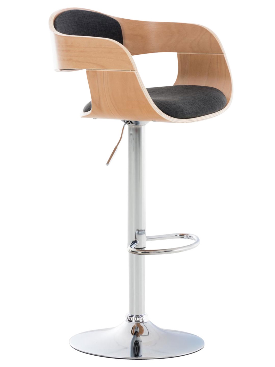 Bárszék Kingston C szövet, natúr/sötétszürke