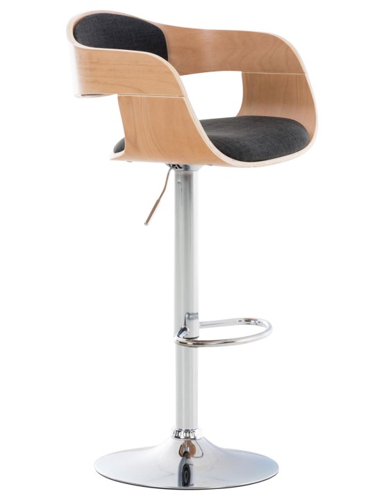 Bárszék Kingston C szövet, natúr/sötétszürke