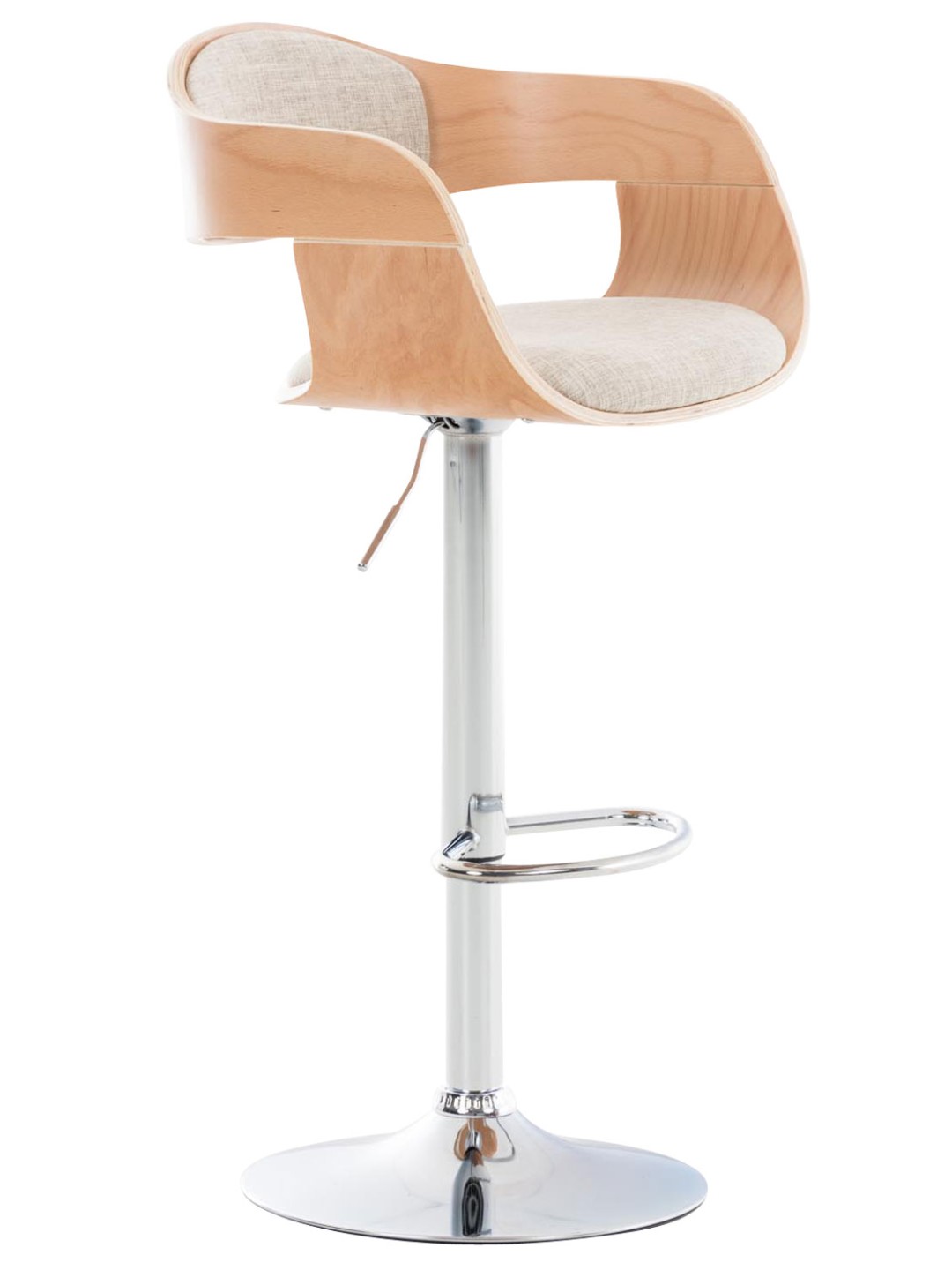 Bárszék Kingston C szövet, natúr/krém