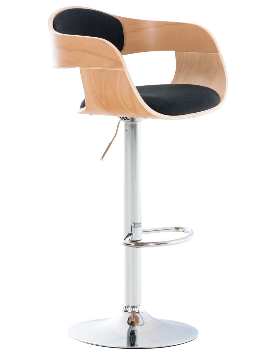 Bárszék Kingston C szövet, natúr/fekete