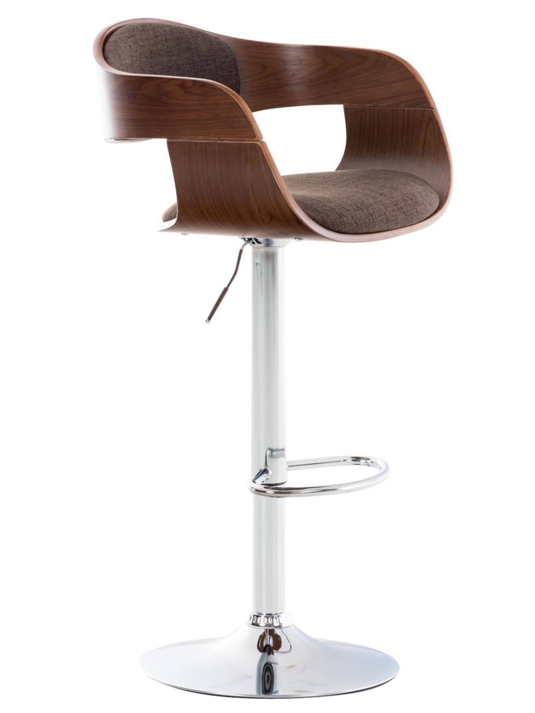 Bárszék Kingston C szövet, dió/barna